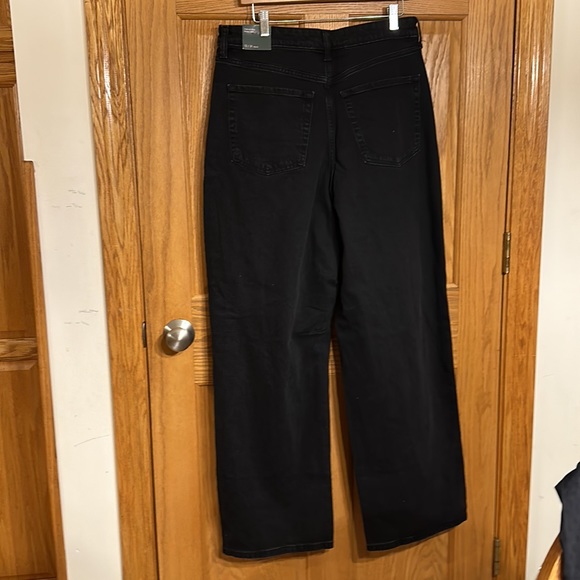 Super-High Rise Distressed Baggy Jeans - Wild Fable™ Black Wash - Picture 9 of 16